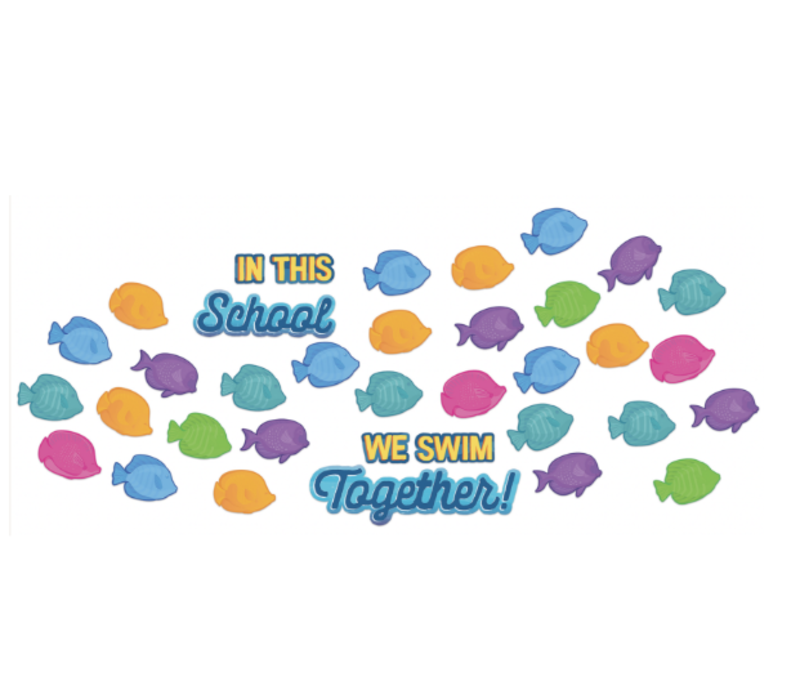 Seas the Day We Swim Together Mini Bulletin Board Set*