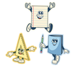 EUREKA S'Cool Era Paper Cut-Outs/Accents (D)