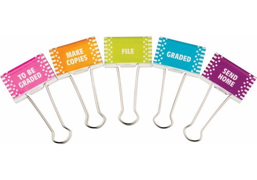 Teacher Created Resources Classroom Management Large Binder Clips