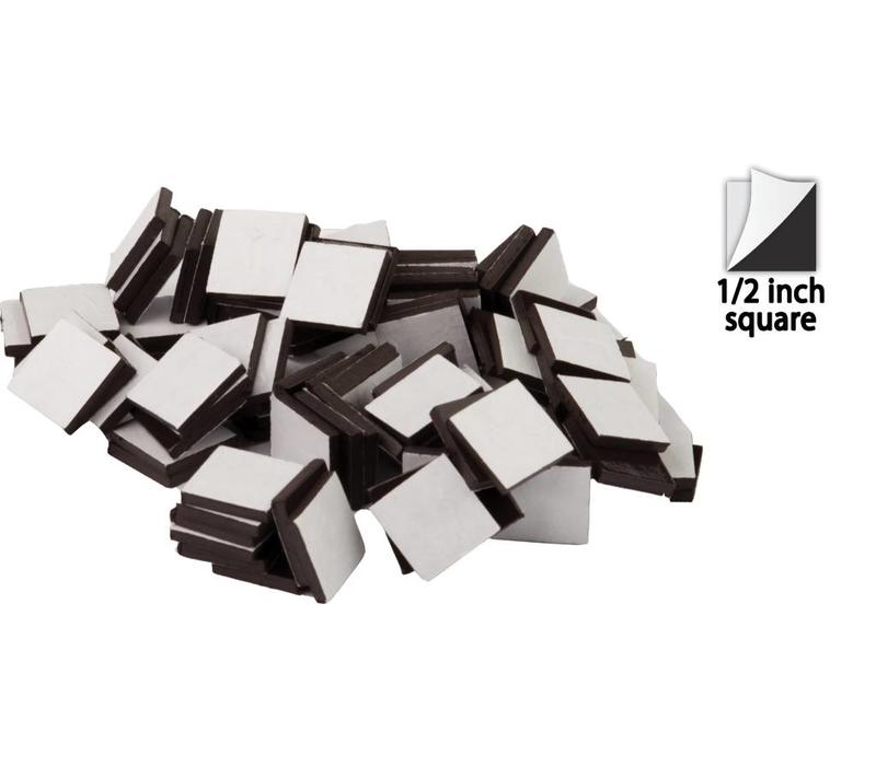 Adhesive Magnetic Squares (1/2" sq)*