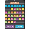 Teacher Created Resources Black Calendar Pocket Chart (25" x 36")