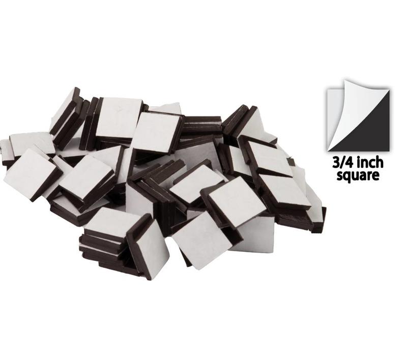 Adhesive Magnetic Squares (3/4" sq)*