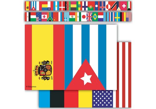 Teacher Created Resources International Flags Border