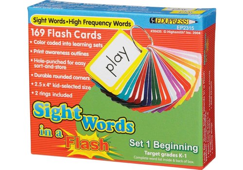 Teacher Created Resources Sight Words in a Flash Cards, Set 1