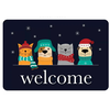 ASHLEY PRODUCTIONS Furry Friends Welcome  Floor Mat* (15.5" x23.5") * ASHLEY PRODUCTIONS Furry Friends Welcome  Floor Mat* (15.5" x23.5") *