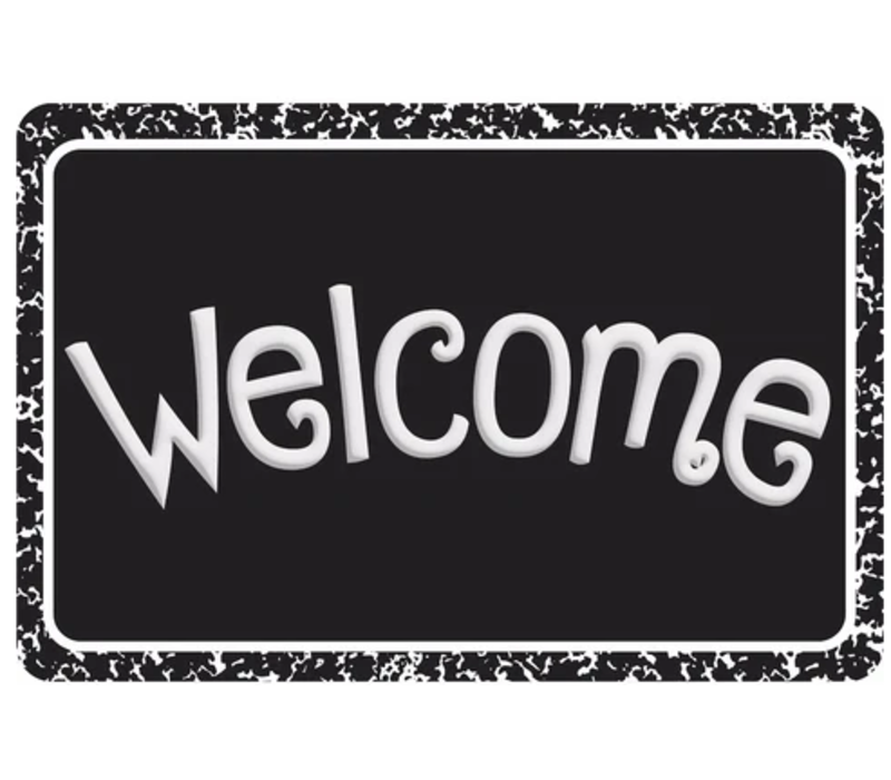 Black Lined Composition Mat * 15.5" x 23.5"