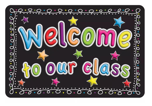 ASHLEY PRODUCTIONS Welcome to our Class Floor Mat(15.5" x23.5")