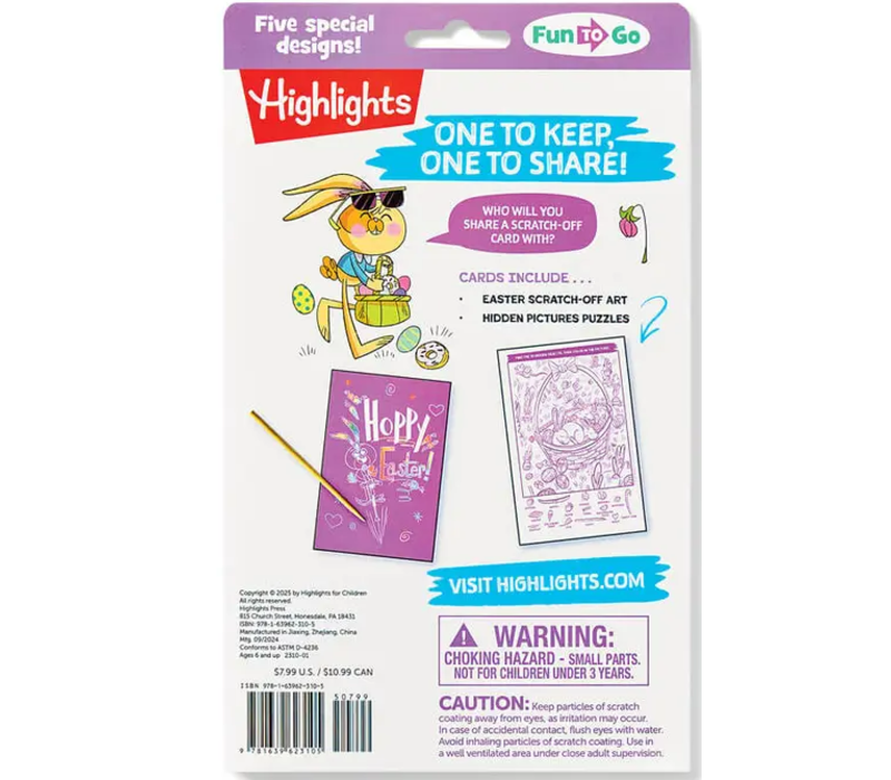 Scratch-and-Play Easter Hidden Pictures*