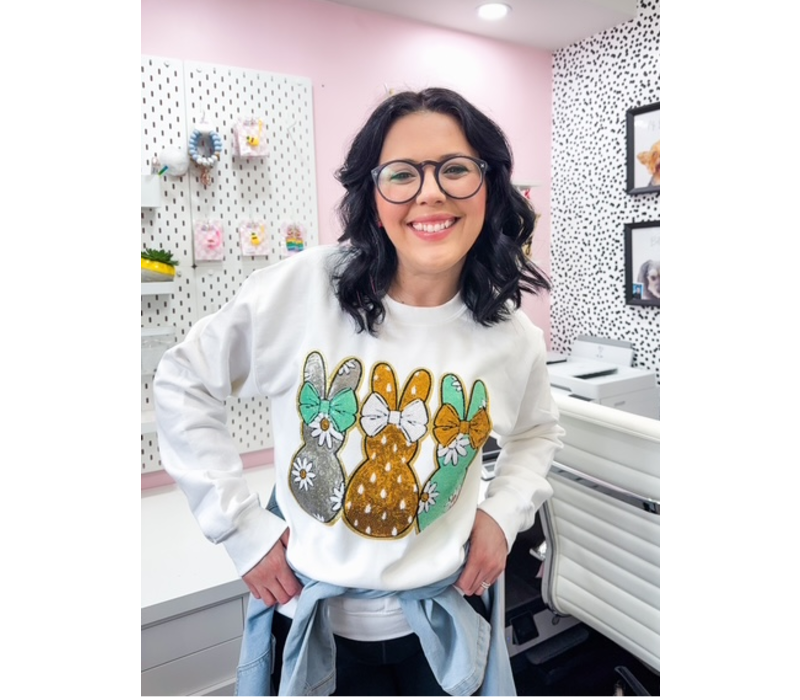 Cottontail Trio Sweater* small