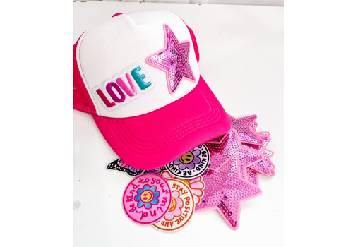 Lessons In Positivity Love Patch Hat*