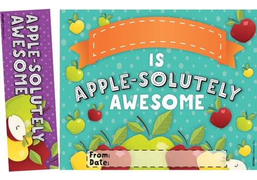 Teacher Created Resources Apple-solutely Awesome Award (D)