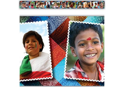 Teacher Created Resources Multicultural Kids Postcards Border
