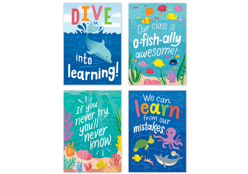 Creative Teaching Press Sea Friends Inspire U 4-Pack*