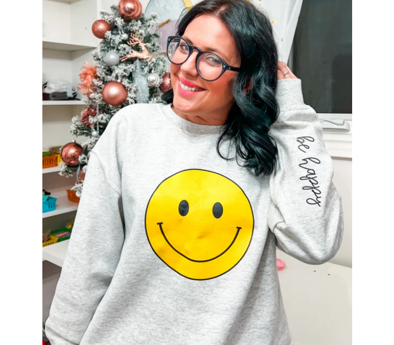 Be Happy Sweater -size large