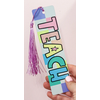 Lessons In Positivity Checkered Teach Bookmark