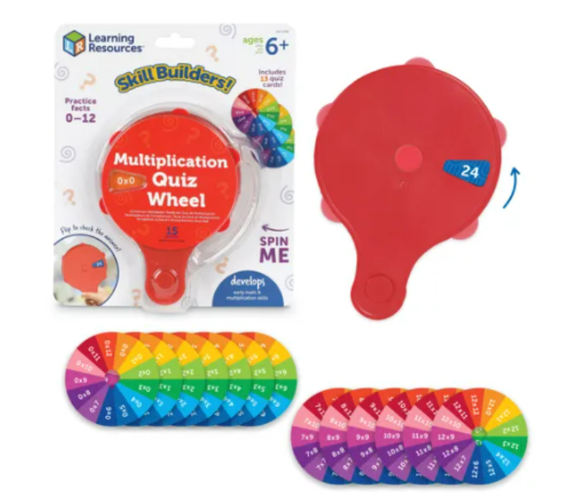 Skill Builders! Multiplication Quiz Wheel