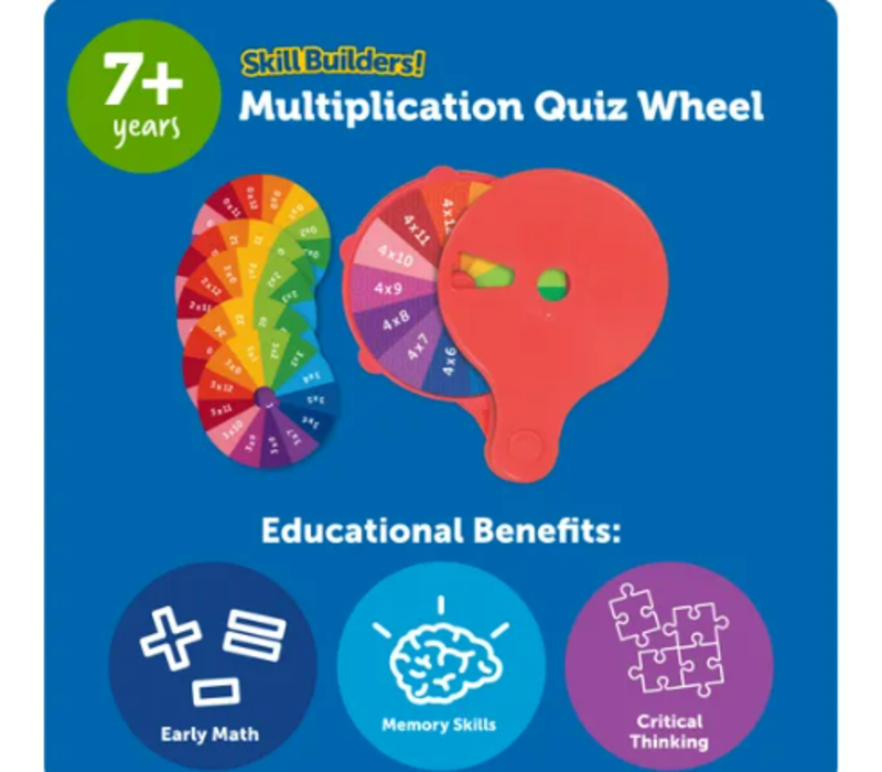 Skill Builders! Multiplication Quiz Wheel