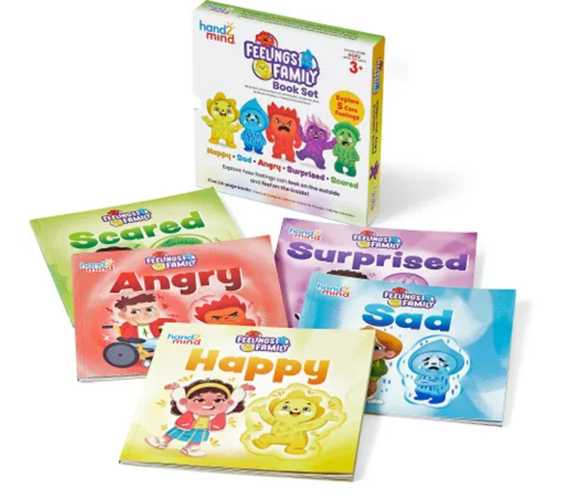 Feelings Family™ Book Set - Happy, Sad, Angry, Scared, and Surprised*