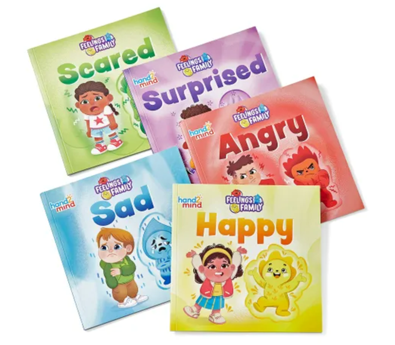 Feelings Family™ Book Set - Happy, Sad, Angry, Scared, and Surprised*