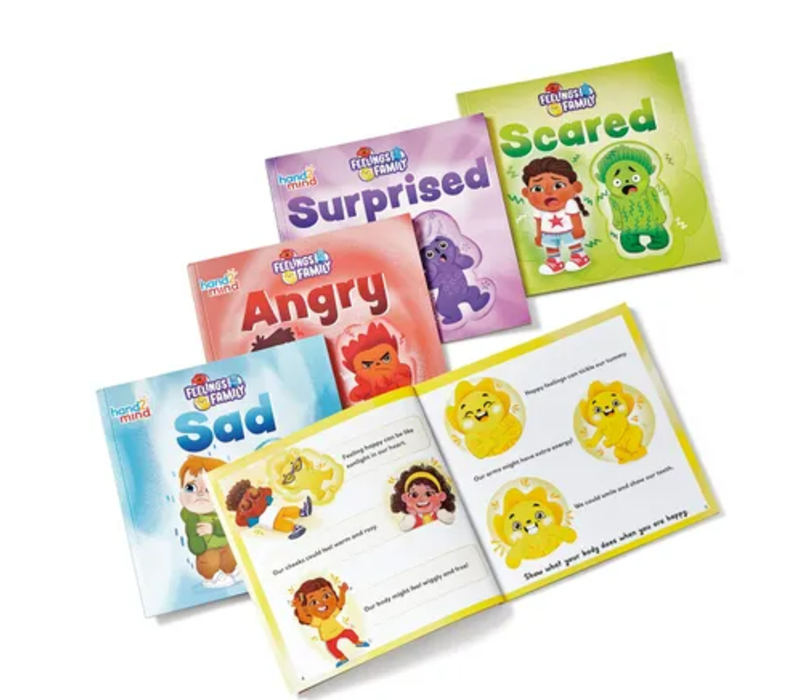 Feelings Family™ Book Set - Happy, Sad, Angry, Scared, and Surprised*