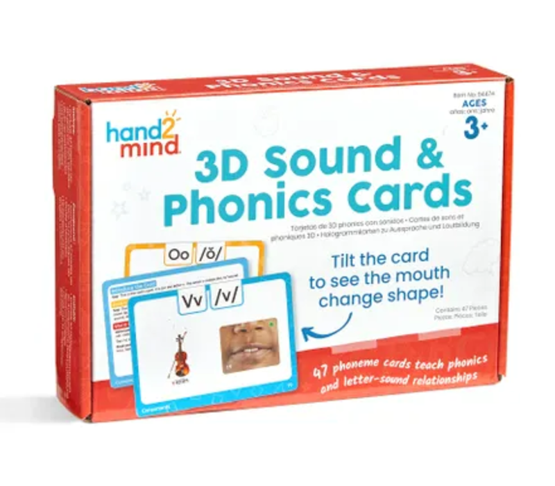 3D Sound and Phonics Cards*