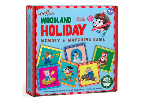 Eeboo Woodland Holiday Little Square Memory Game*