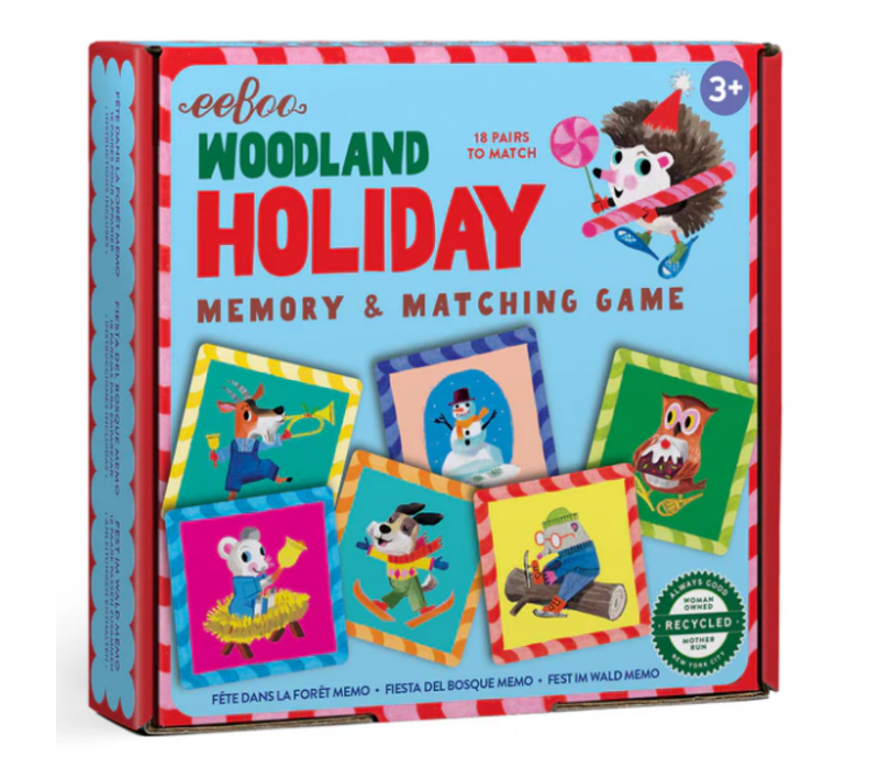 Woodland Holiday Little Square Memory Game*