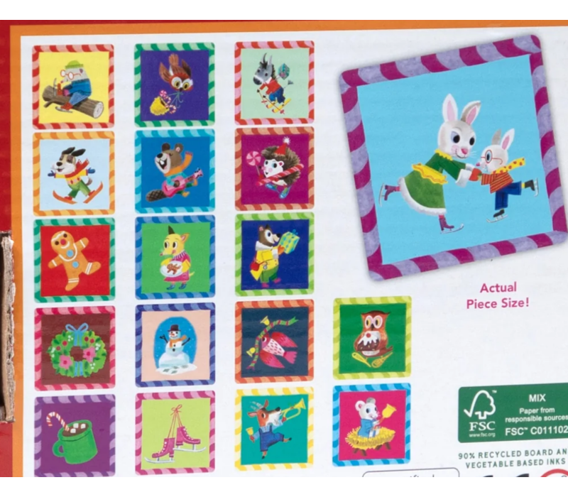 Woodland Holiday Little Square Memory Game*