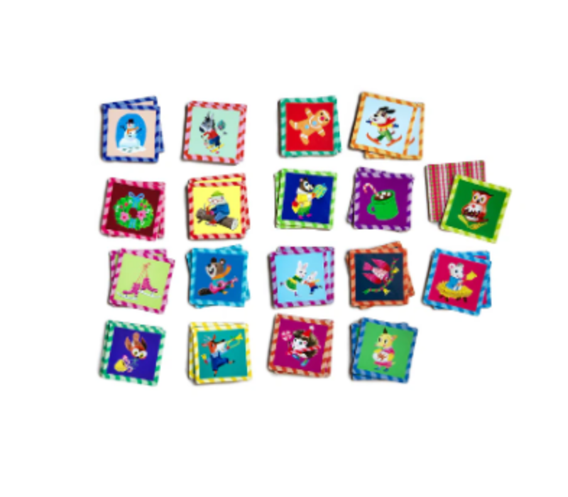 Woodland Holiday Little Square Memory Game*