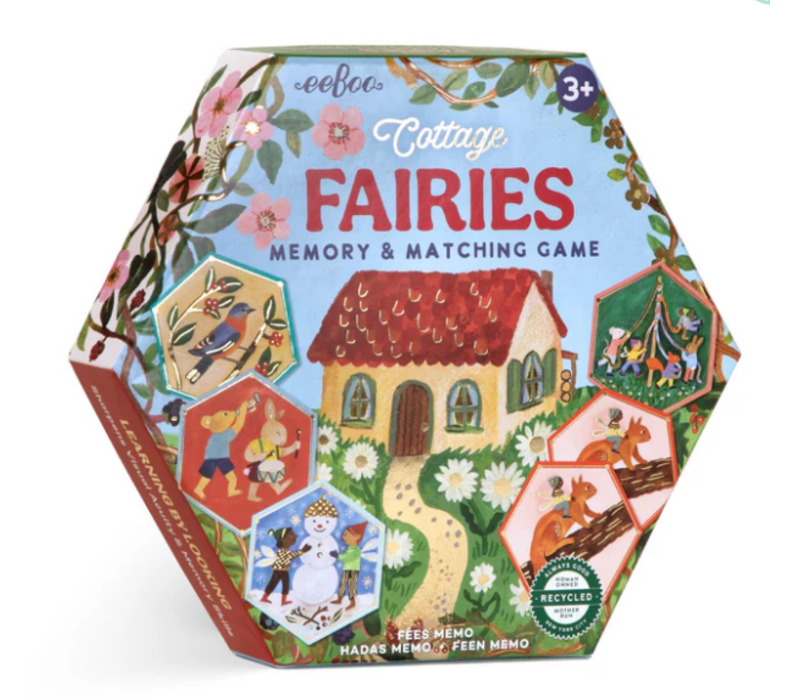 Cottage Fairies Hexagon Matching Game*
