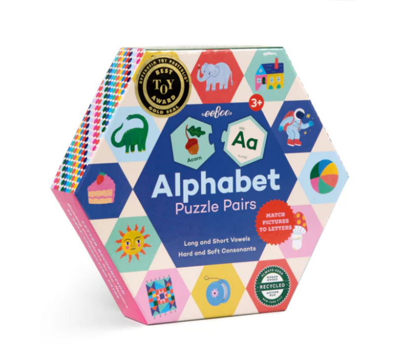 Alphabet Hexagon Puzzle Pairs*