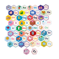 Alphabet Hexagon Puzzle Pairs*