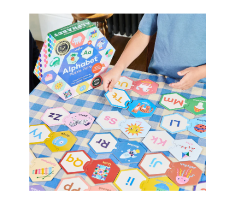 Alphabet Hexagon Puzzle Pairs*
