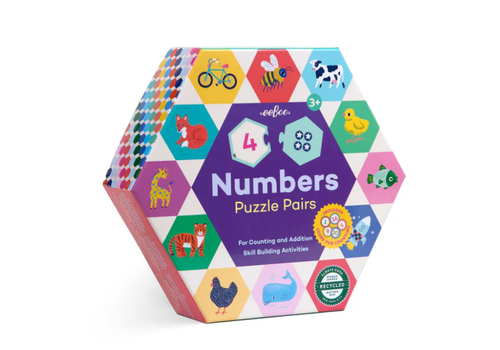 Eeboo Numbers Hexagon Puzzle Pairs*