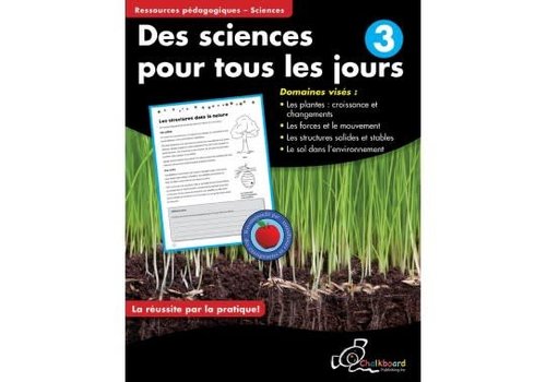 Chalkboard Publishing Des Sciences pour tous les jours, 3*