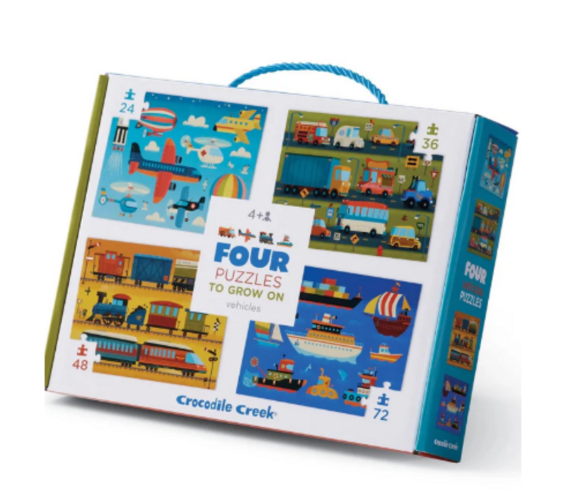 Crocodile Creek Four Puzzle - Vehicles*