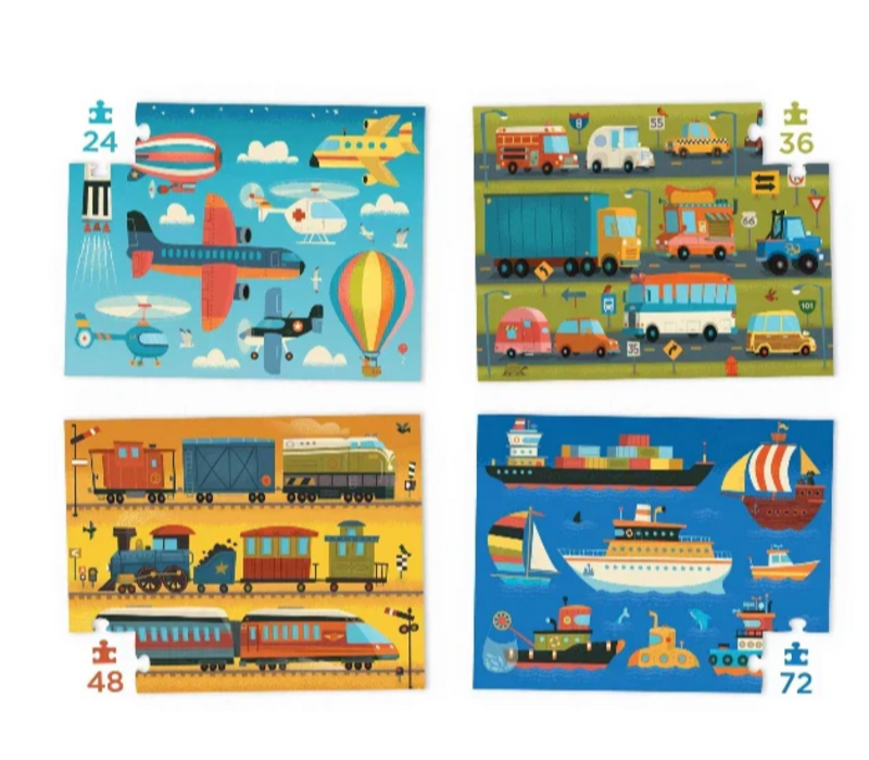 Crocodile Creek Four Puzzle - Vehicles*