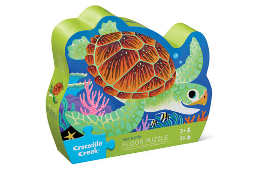Crocodile Creek 36-Piece Foil Puzzle - Sea Turtle*