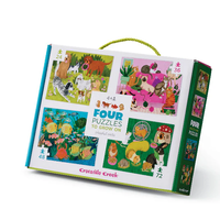 Crocodile Creek Four Puzzle - Playful Pets*