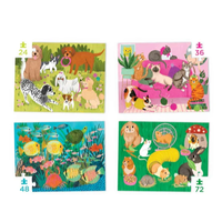 Crocodile Creek Four Puzzle - Playful Pets*
