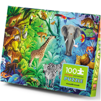 Jungle Paradise - 100-Piece Holographic Puzzle