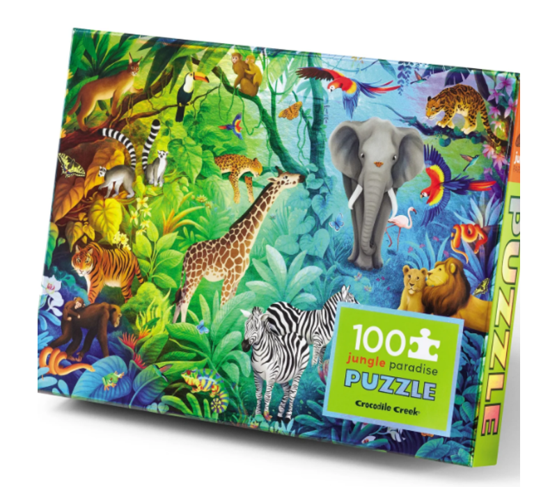 Jungle Paradise - 100-Piece Holographic Puzzle