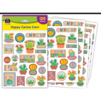 Happy Cactus Crew Stickers*