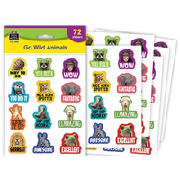 Go Wild Animals Stickers*