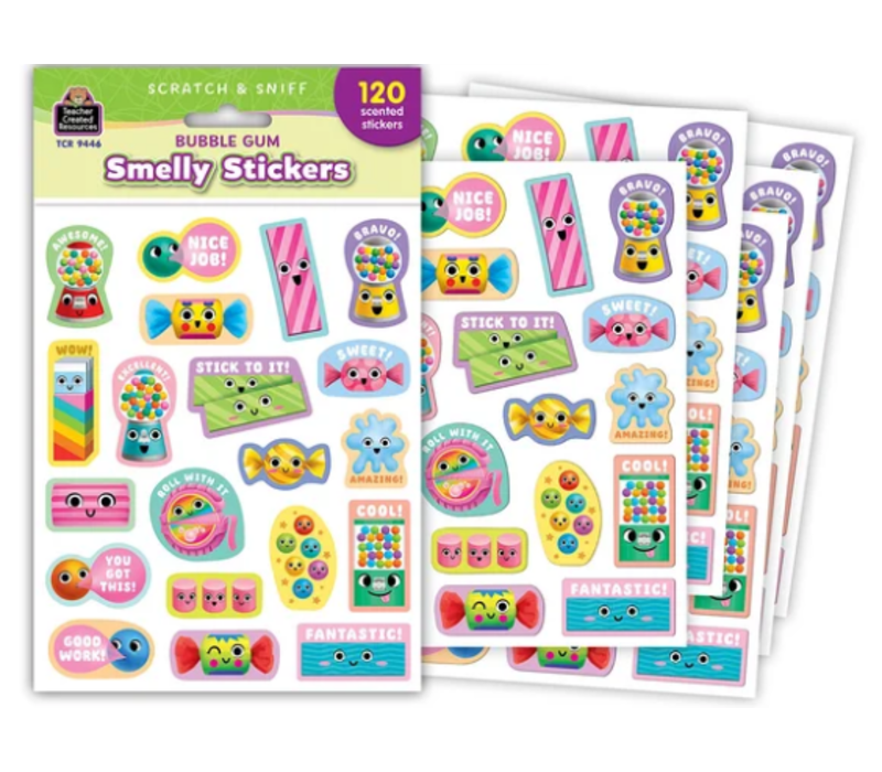 Bubble Gum Smelly Stickers*