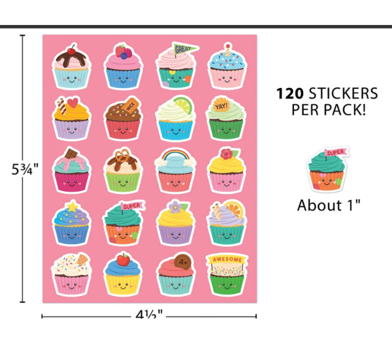 Cupcake Smelly Stickers