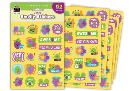 Teacher Created Resources Grape Smelly Stickers*
