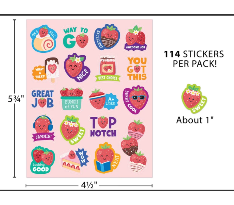 Strawberry Smelly Stickers*