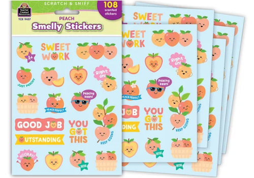 Teacher Created Resources Peach Smelly Stickers