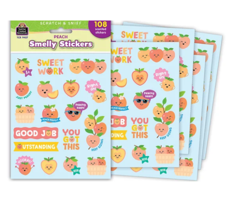 Peach Smelly Stickers